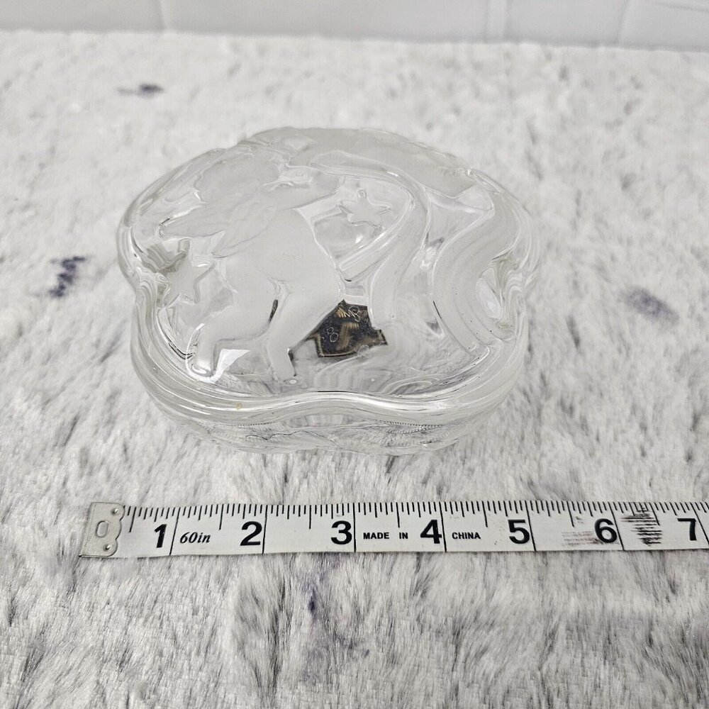 Cherub German Glass Bowls Mikasa Crystal Holiday Set 2 Sweet Dish 5.5 Valentines